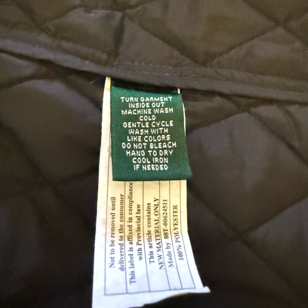 Lauren Ralph Lauren Quilted Jacket PM (Petite Medium) Black Like New-preloved - Picture 7 of 13
